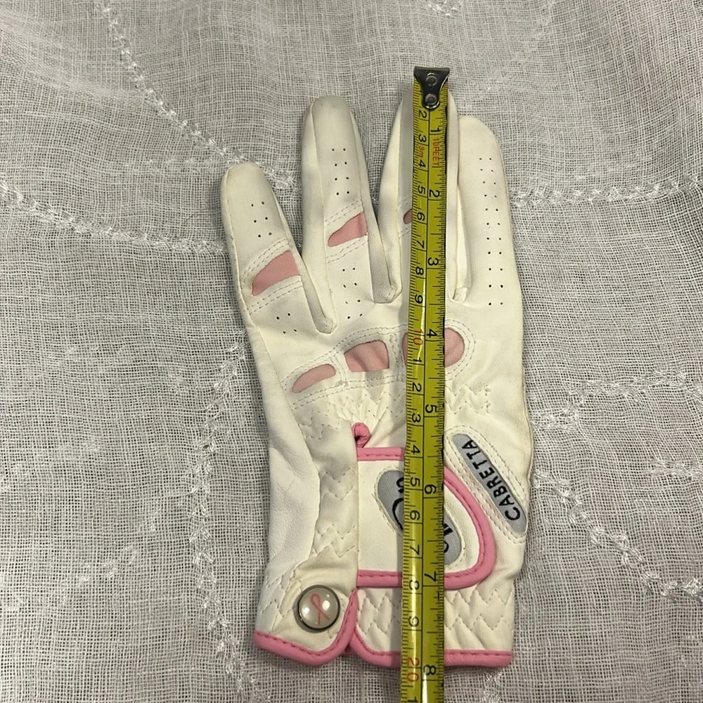 Cabretta left leather golf glove